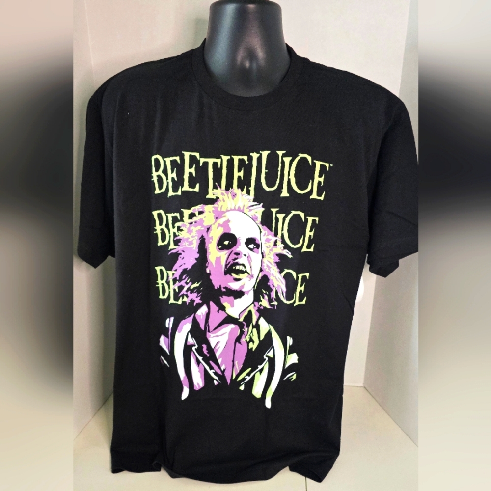 Mens Lg(42-44) Beetle Juice Graphic Tee